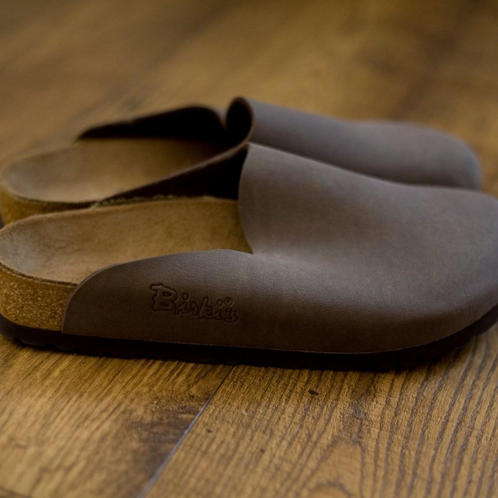 Birki's Birkenstock 250 L8 M6 39 Germany slip on clog neutral NWOT Birkibuc - Picture 4 of 10